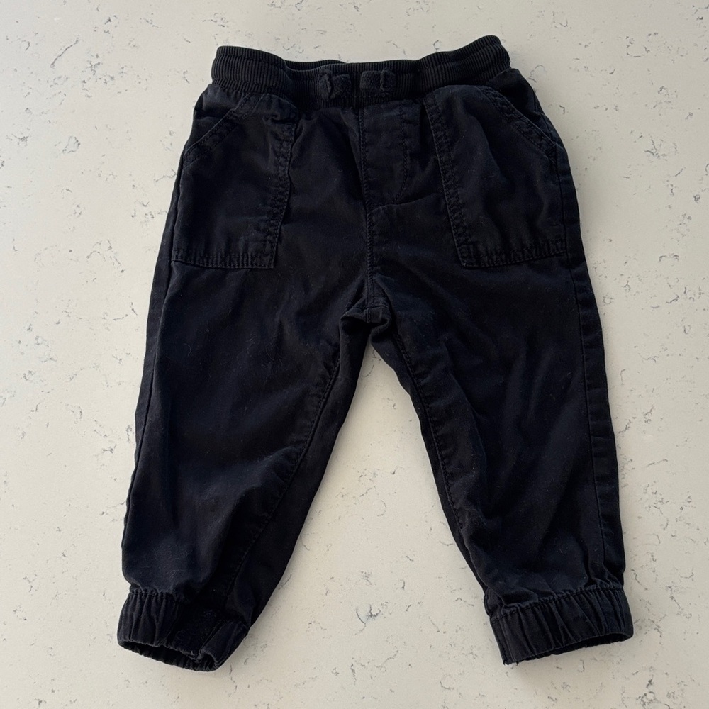 Jumping Beans Black Cargo Pants